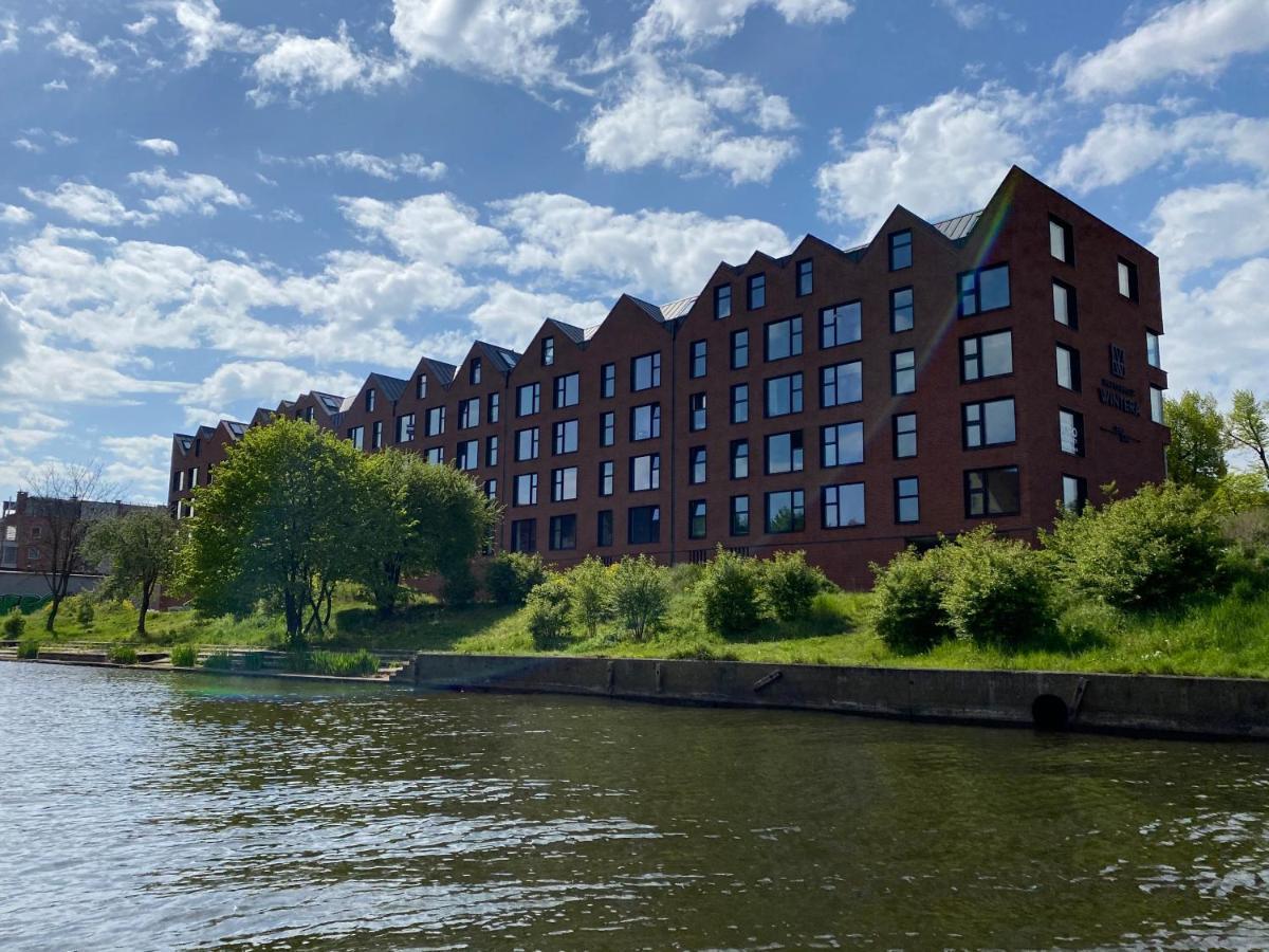 Blue Raven Motlawa Grand Lägenhet Gdańsk Exteriör bild